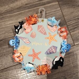Piper-K Ocean Animal Hair Clips 10 Pieces
